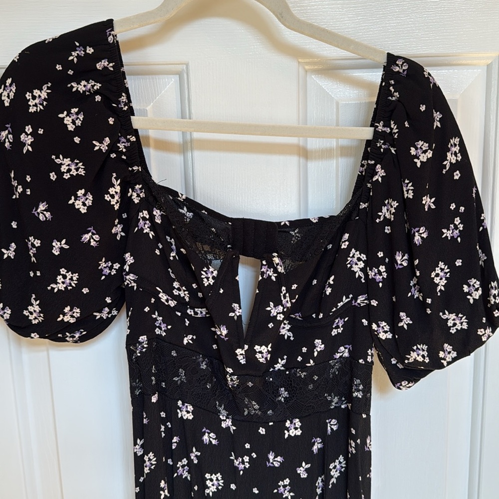 Forever 21 Black Floral Maxi Dress - Picture 10 of 14
